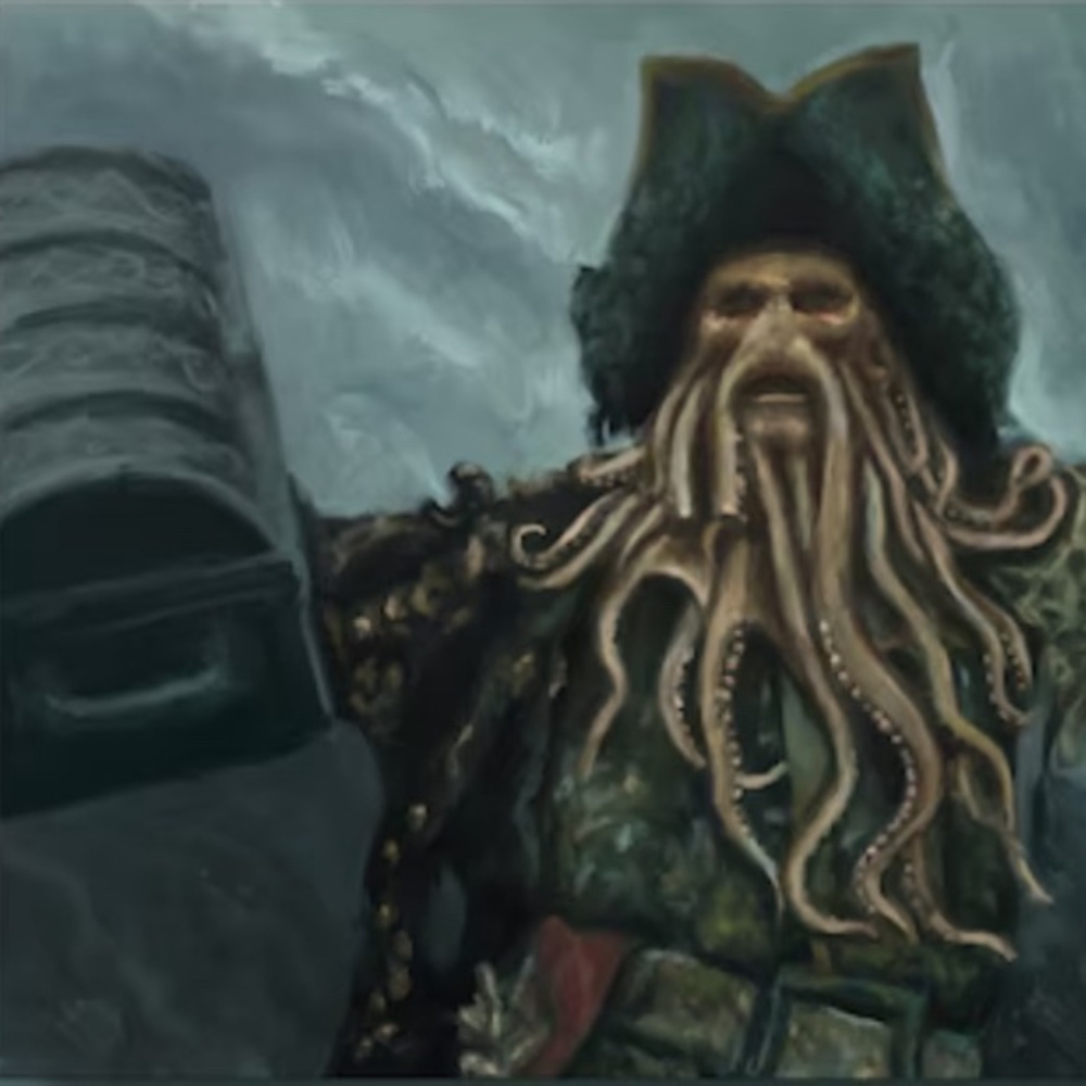 Davy Jones~ Octopus Squid Kraken Sea Creature Monster Tentacle Pirate Ear Jacket - Picture 6 of 9